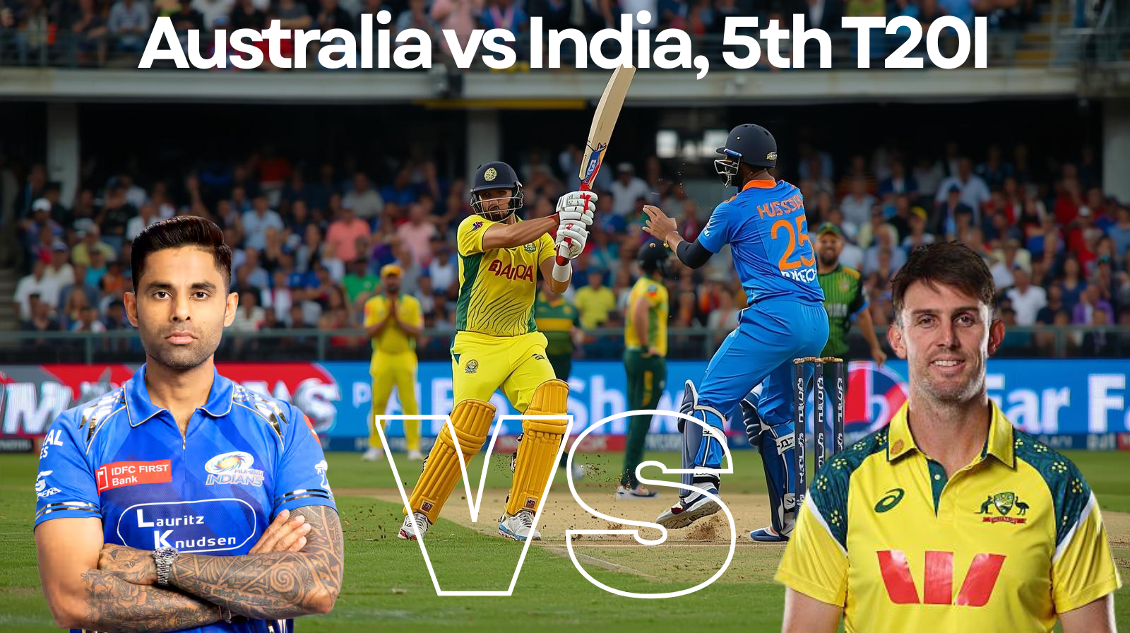 Australia vs India, 5th T20I