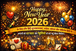 Happy New Year 2026 Wishes, Messages, Quotes & Greetings in Hindi