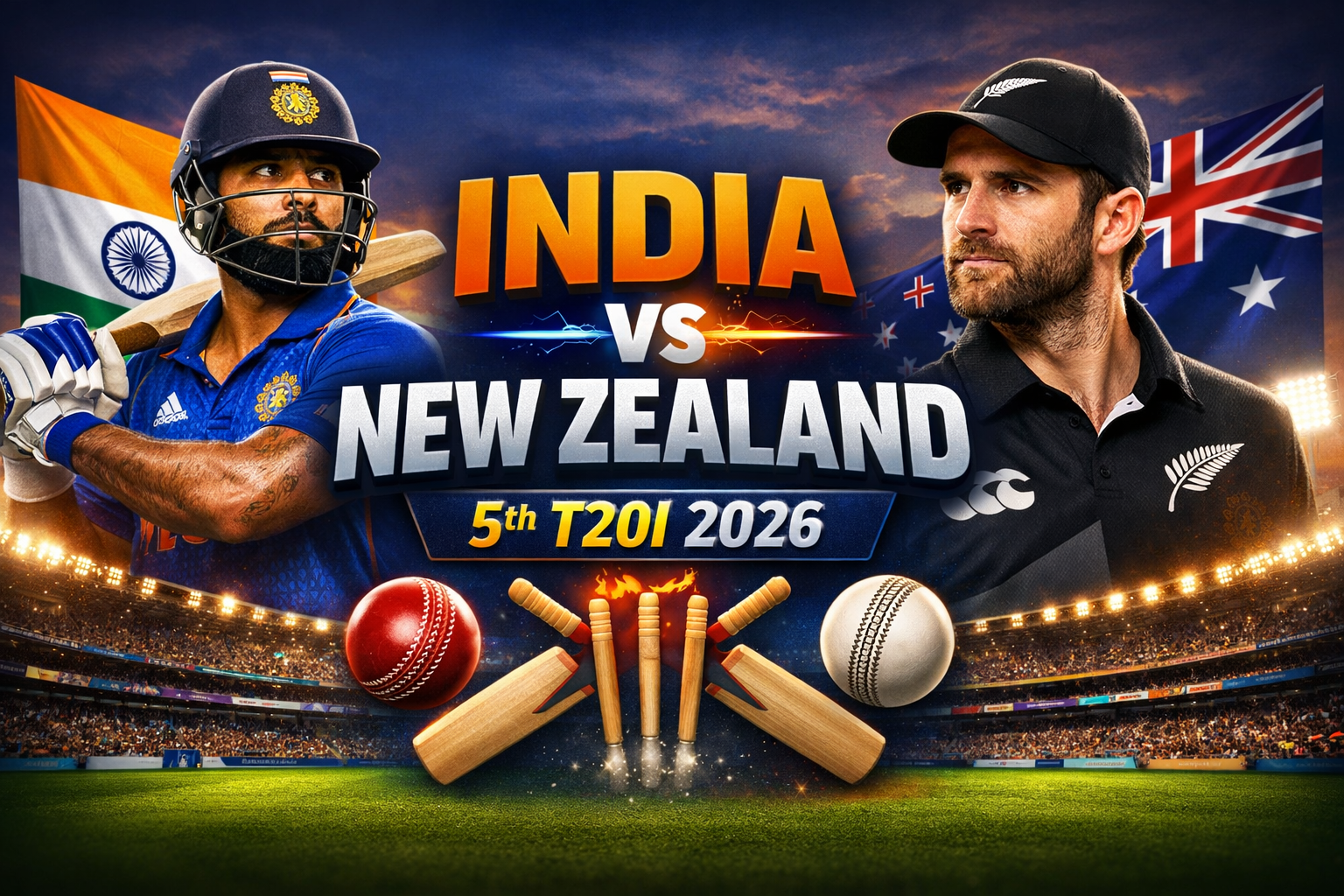 India vs New Zealand 5th T20I 2026: मैच प्रीव्यू, टीम न्यूज़, Playing XI